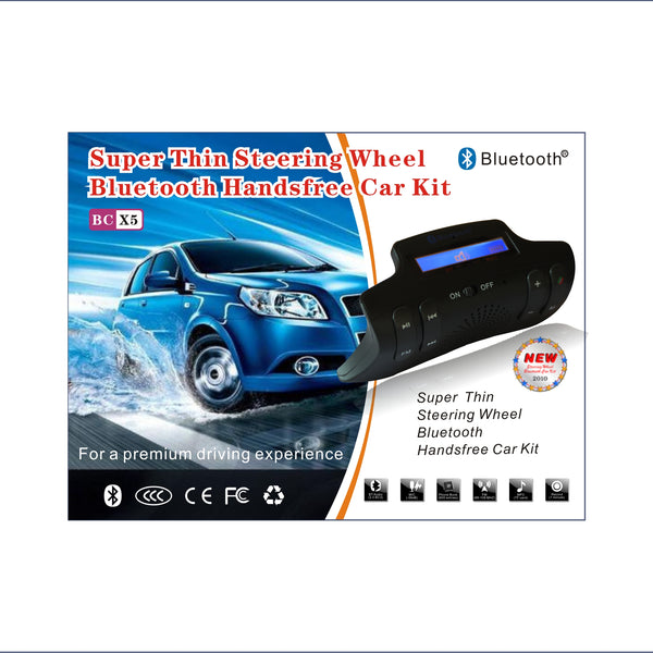 Bluetooth Steering Hands Free Kit (Black)