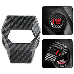 1pc Car Aluminum Engine Start Stop Engine Push Button Protection Cover Trim Sticker