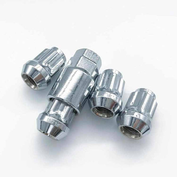 4pcs M12 Wheel Locking Alloy Nuts Lug Bolts Security Tapered