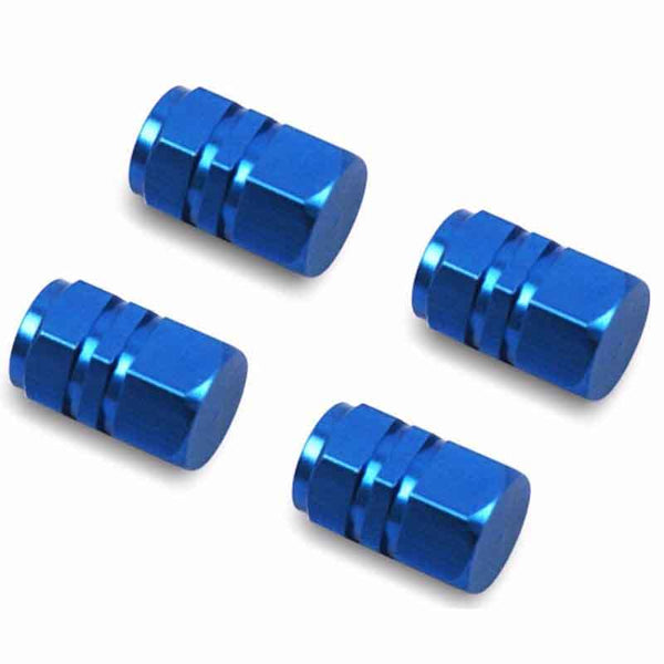 4pcs Red Aluminum Wheel Tire Valve Stem Air Dust Caps Cover