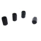 4pcs Red Aluminum Wheel Tire Valve Stem Air Dust Caps Cover