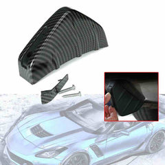 4pcs Carbon Fiber Car Rear Bumper Fin Canard Splitter Diffuser Valence Spoiler