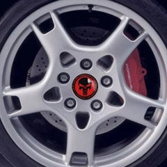 4pcs GOD WILL JUDGE OUR ENEMIES (Red) Emblem Car Wheel Center Hub Cap Caps Badge Sticker Decal 60mm