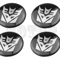 4pcs Trans Emblem Car Wheel Center Hub Cap Caps Badge Sticker Decal 60mm