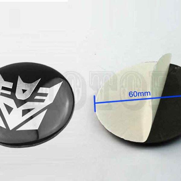 4pcs Trans Emblem Car Wheel Center Hub Cap Caps Badge Sticker Decal 60mm