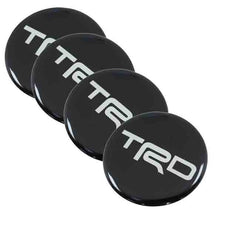 4pcs TRD Car Wheel Center Hub Cap Caps Badge Sticker Decal 60mm