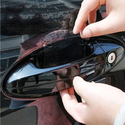 4pcs Universal Invisible Car Door Handle Scratches Protective Protector Films
