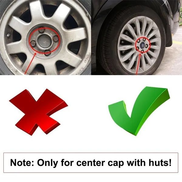 4pcs VOSSEN Wheel Emblem Car Wheel Center Hub Caps Badge Sticker Decal 57mm