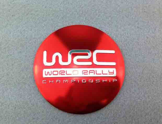 4pcs WRC Emblem Car Wheel Center Hub Cap Caps Badge Sticker Decal 60mm