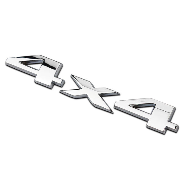 1pc 4x4 Silver Jeep Off Road Mania Badge Emblem Metal Decal Sticker Logo