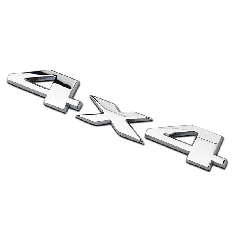 1pc 4x4 Silver Jeep Off Road Mania Badge Emblem Metal Decal Sticker Logo