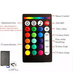 500* Fiber Optic RGBW LED Car Shooting Meteor Star Roof Headliner Light Kit 16W