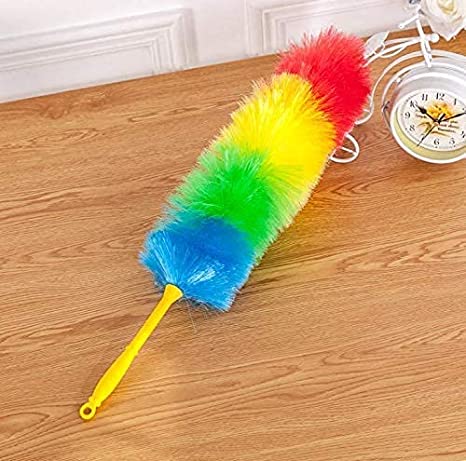 50Cm 46gms Magic Colourful Static Feather Duster for Easy Cleaning Home / Office / Shop / Car (Multicolor)