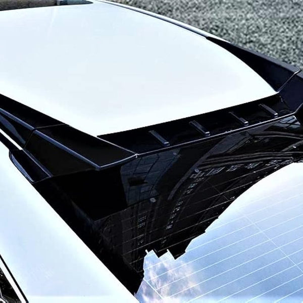 Roof Spoiler Fit for 10th Honda Civic Type-R Sedan Rear Window Rear Spoiler Wing Lip for 2016-2021 Honda Civic 3 Pieces Accessories (Glossy Black)