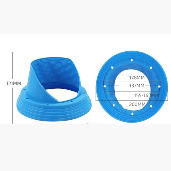2X 6.5inch Silicone Car Speaker Baffle Waterproof and Dustproof Cover Blue | Vehicle Electronics & GPS | Car Audio & Video Installation | Speaker/Sub. Grills & Accs | consumerelectronics