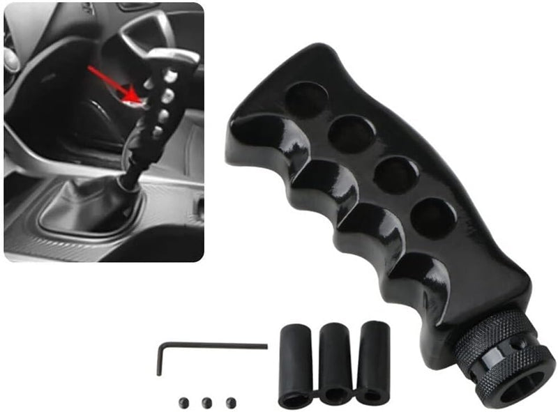 Universal Manual Transmission Car Gun Grip Knife Handle Gear Shift Lever Knob Shifter