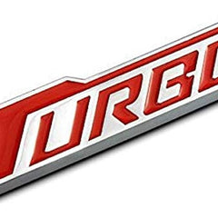 Car 3D One TURBO Logo Aluminium Alloy Metal Emblem Badge Sticker Decal