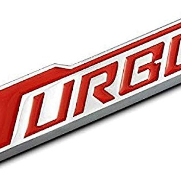Car 3D One TURBO Logo Aluminium Alloy Metal Emblem Badge Sticker Decal
