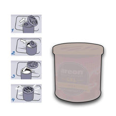 Areon Gel Car Perfume Air Freshener (Wish, 80 gm)