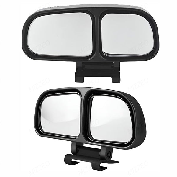 2pcs 3R-028 Car Rear View Blind Spot Parking Mirror Adjustable 360 Degree Wide Angle, Rear View Mirror Mounted Type