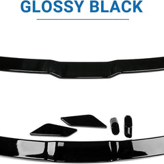 Car Glossy Black Rear Spoiler TRD Sporty Style Rear Boot Lid Wing Rear Trunk Car Spoiler Auto Lip Tail Wing Rear Trunk Wing Spoiler car Decorative accessories-1PC