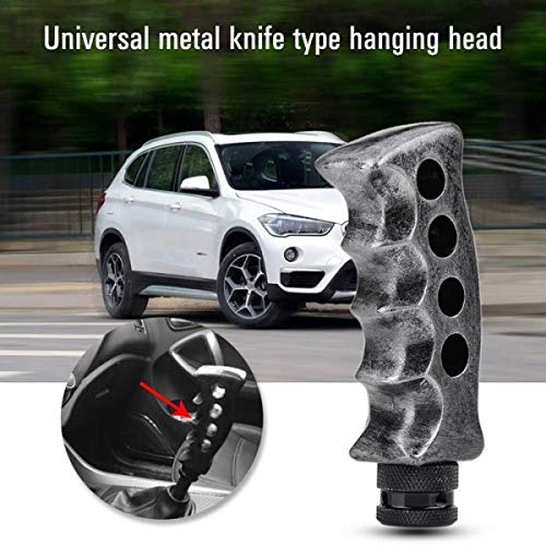 Universal Manual Transmission Car Gun Grip Knife Handle Gear Shift Lever Knob Shifter