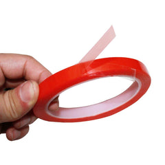 10 Mtr Strong Acrylic Adhesive Clear Double Sided Tape Heat Resistant Double-Sided Transparent Clear Adhesive Tape (10 Meter)