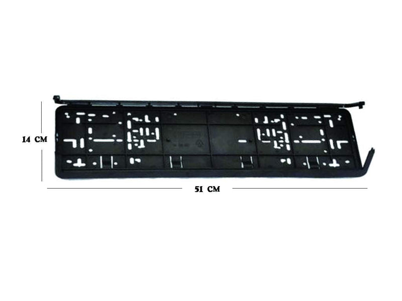 2pcs Car Number ABS Plastic Plate Frame Holder Front And Back