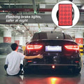 Car Rear Diffuser Spoiler Lip LED Red Light With White Box For All Car
