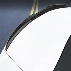3PCS Black Car Rear Trunk Wing Lip Trim Spoiler Tail Trunk Roof Universal