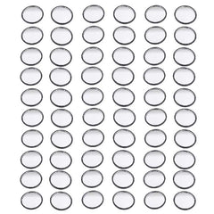 60Pcs 53mm Dia Black Self Adhesive Round Car Rear View Blind Spot Mirrors