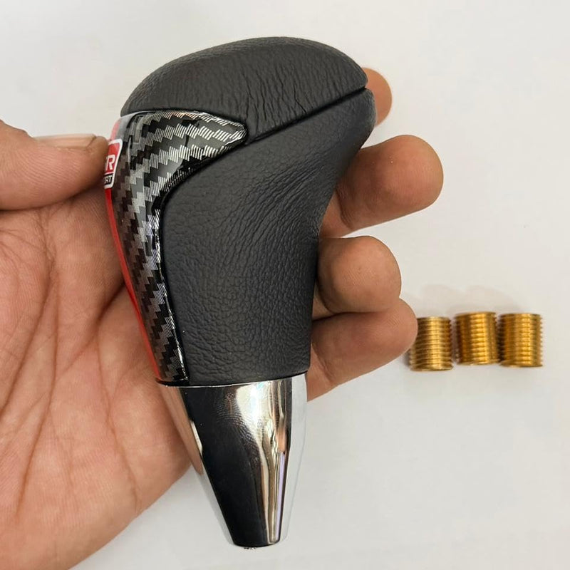 Carbon Design TR / GR Universal Sport Gear Shifter Knob Lever For Most Manual Car With 3 Adapters