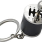 Car 6 Speed Gearbox Gear Shift Key Chain Ring Fob Keyring Racing Tuning Model