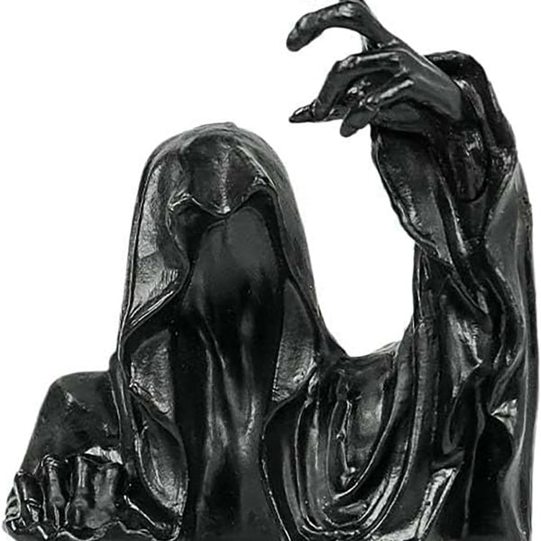 Grim Reaper Rocking Chair Figurine Cute Gothic Mini Statue For Car Dashboard Bookshelf, Desk & Home Decor Funny Resin Shelf Sitter Gothic Decoration
