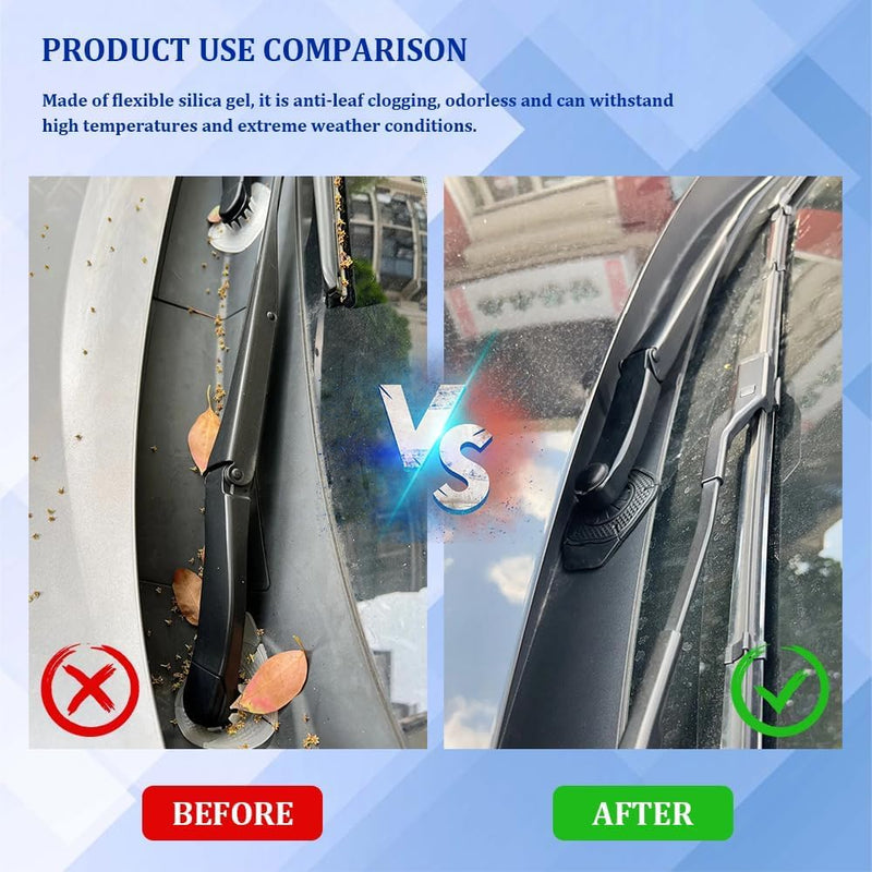 1 Pc Silicone Wiper Arm Hole Protector Cover Universal Dust & Debris Protection Pad For Cars, SUVs & Trucks