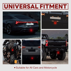 Rear Light Assemblies LED F1 V Style Brake Light Universal Car Rear Driving Fog for Pilot Lights Rear Tail Third Brake Lamp for Car SUV JDM BBA Lamp