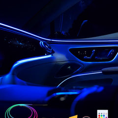 RGB Inside Car Lights, USB Car LED Lights with APP/Remote Control, 16 Millions Color Changing Ambient Lighting Kit with 43 Inch, Car Lighting Accessories, Music USB Light Strip