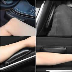 2 Pcs Car Knee Cushion Pad, Armrest Cushion, Auto Center Console Side Leg Elbow Soft Elastic Thigh Support Comfort Pillow Pain Relief Leaning Pad Interior Accessories