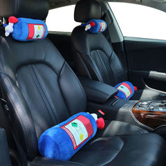 1 Pc N0S Nitrous Oxide Bottle Car Decor Headrest Cushion Creative Plush Pillow