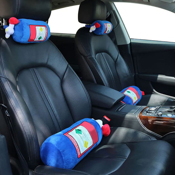 1 Pc N0S Nitrous Oxide Bottle Car Decor Headrest Cushion Creative Plush Pillow