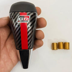 Carbon Design TR / GR Universal Sport Gear Shifter Knob Lever For Most Manual Car With 3 Adapters