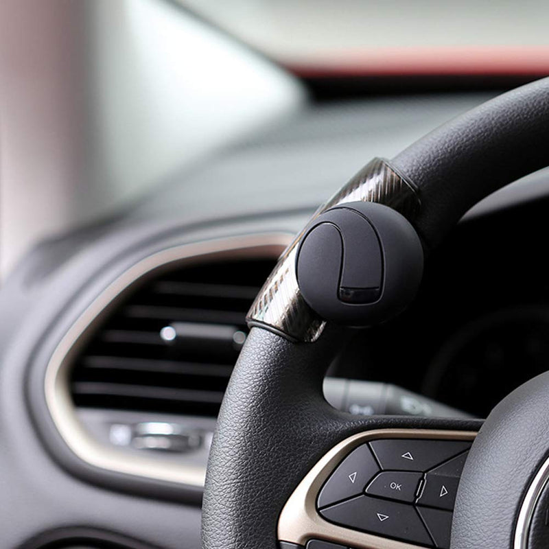 3R-2151 BLACK 360 Rotation Car Steering Wheels Spinner Knob Power Save Easy Turn Ball Booster