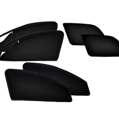 FUJI Mahindra Scorpio Tailored Cut Zipper Magnetic Sun Shades Car Curtain Pack Of 6pcs