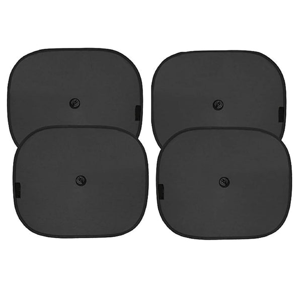 2pcs Polyester, Polypropylene Car Sun Shade for Side Windows (Black)