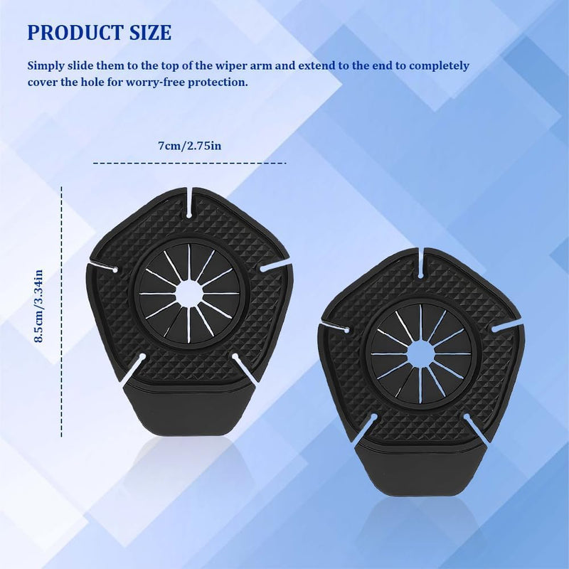 1 Pc Silicone Wiper Arm Hole Protector Cover Universal Dust & Debris Protection Pad For Cars, SUVs & Trucks