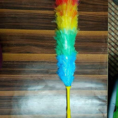 62cm 95gms Magic Colourful Static Feather Duster for Easy Cleaning Home / Office / Shop / Car (Multicolor)