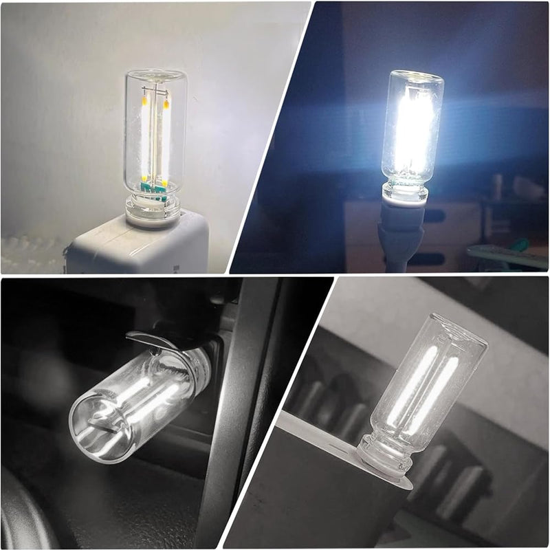 1 Pc Portable Mini Glass Bottle LED Bulb Night Light for Vehicle Bedroom Hallway Camping Holiday Decoration