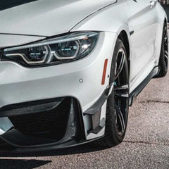 6Pcs Car Front Bumper Lip Splitter Fins Body Spoiler Canards Refit Gloss Black