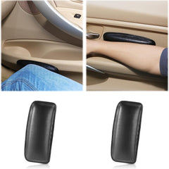2 Pcs Car Knee Cushion Pad, Armrest Cushion, Auto Center Console Side Leg Elbow Soft Elastic Thigh Support Comfort Pillow Pain Relief Leaning Pad Interior Accessories