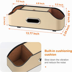 Car Seat Organizer - Cup Holder, Car Tissue Holder and Hooks Keep Your Back Seat